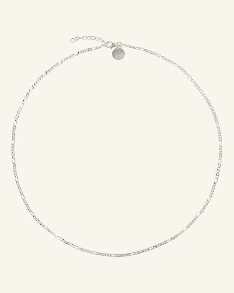 POMPIDOU Halskette Figaro 3mm By Glambou silber Silber