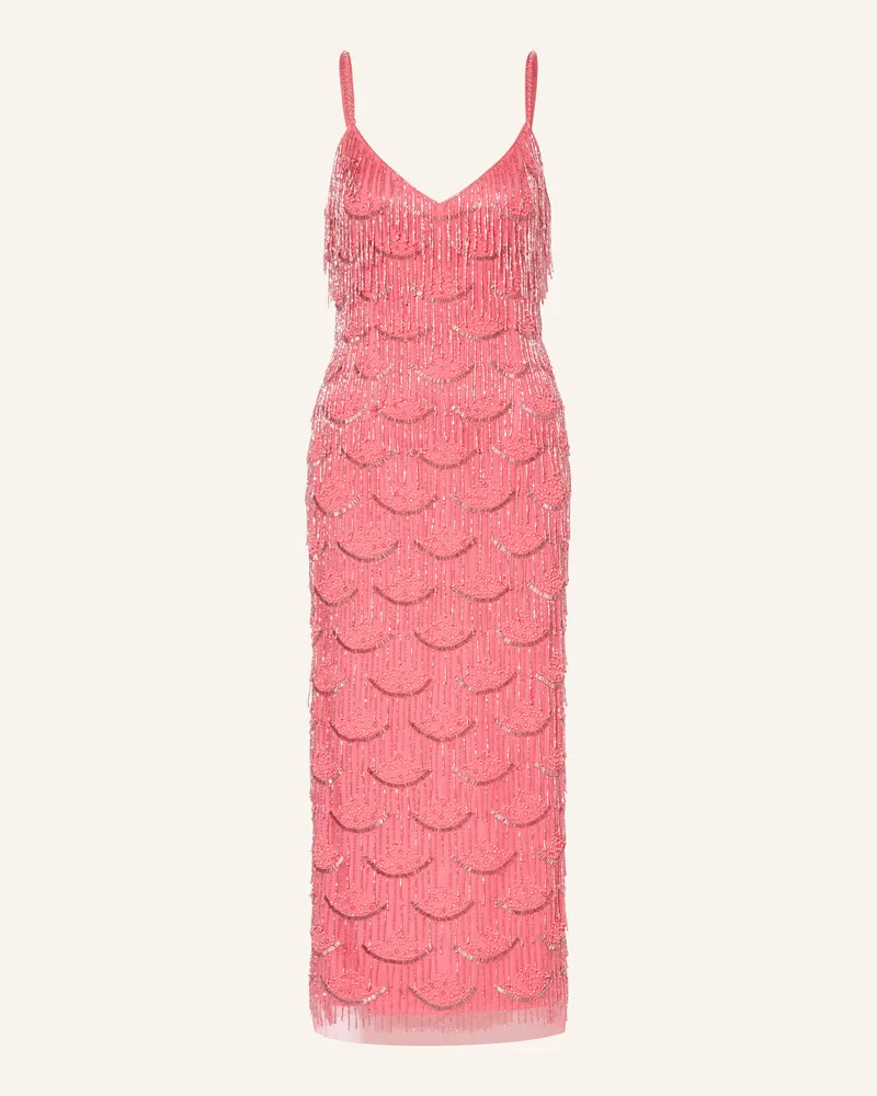 Adrianna Papell Cocktailkleid Mit Schmuckperlen orange Hellrot