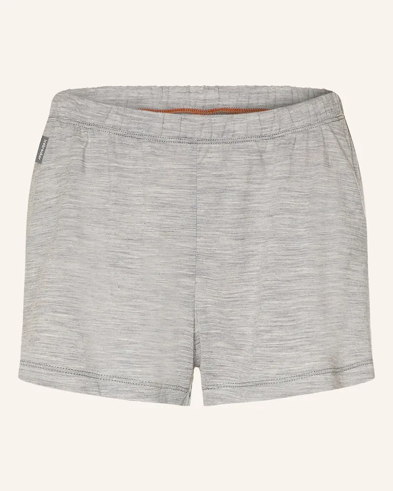 Icebreaker Shorts 150 Lodge Aus Merinowolle grau Grau