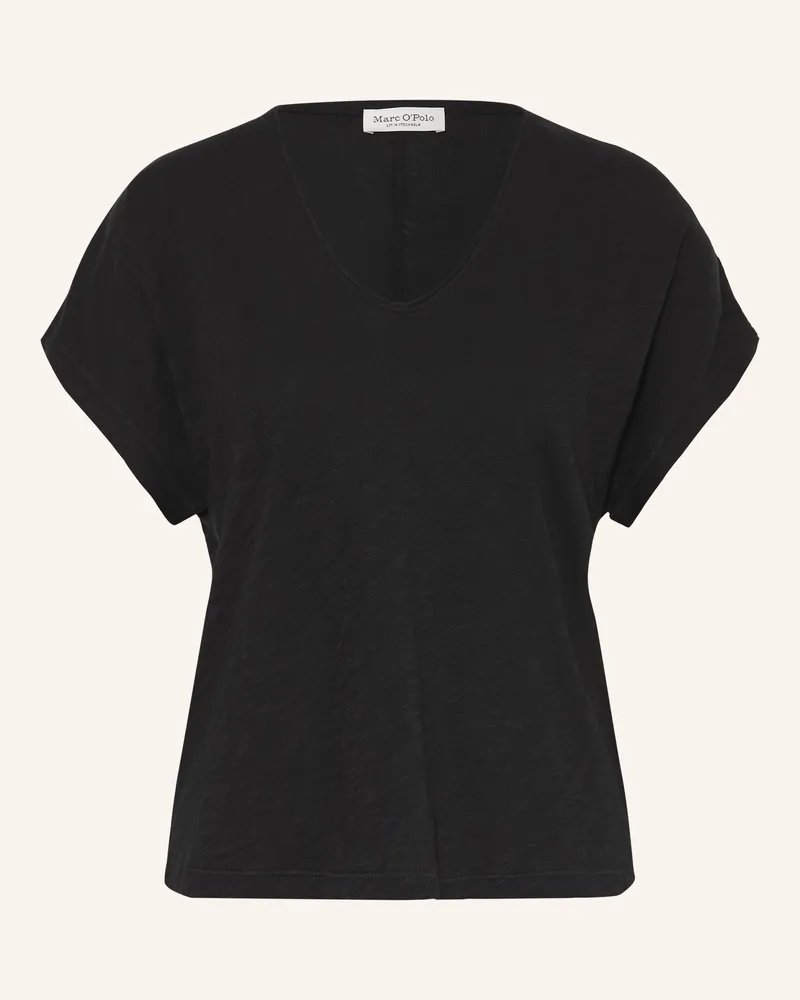 Marc O'Polo T-Shirt schwarz Schwarz