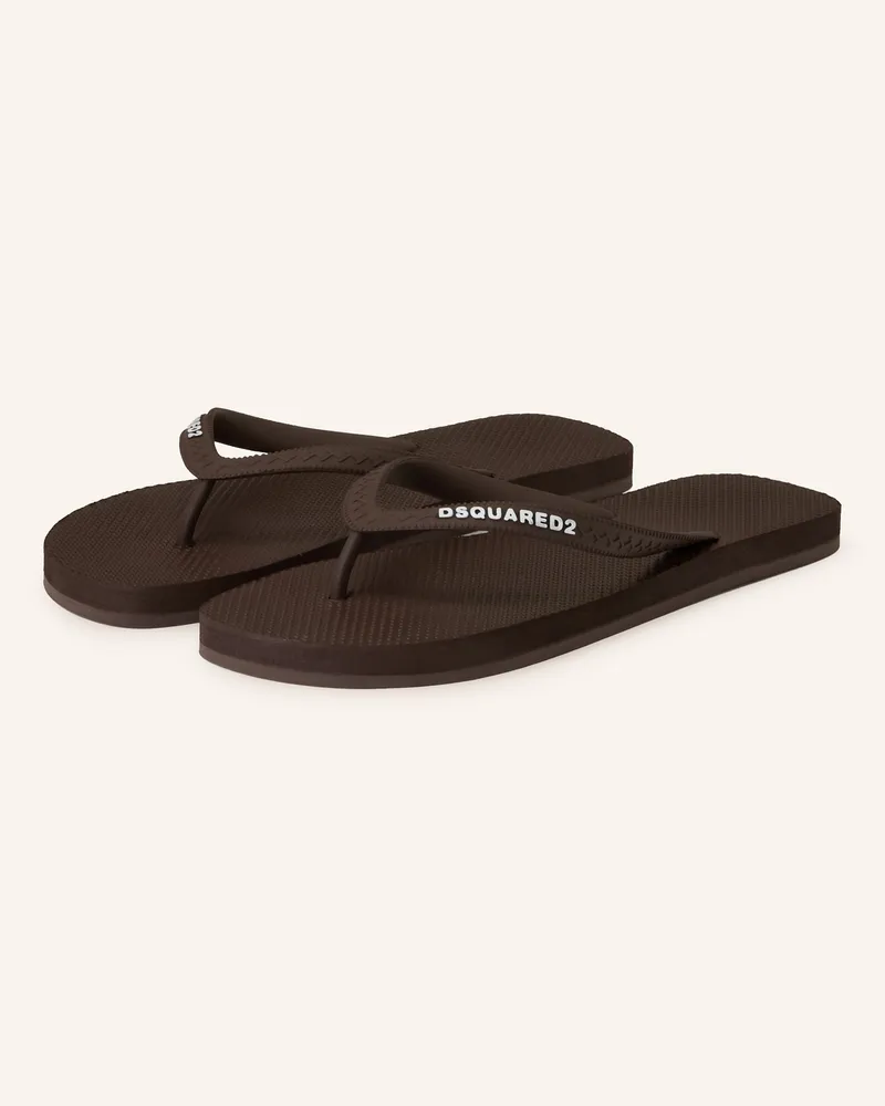 Dsquared2 Zehentrenner braun Braun