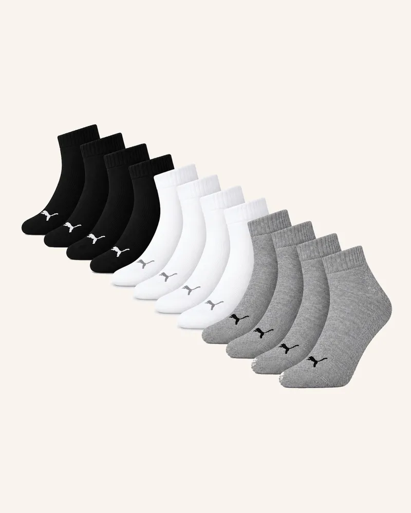 Puma Socken Quarter 12-Pack blau Ecru