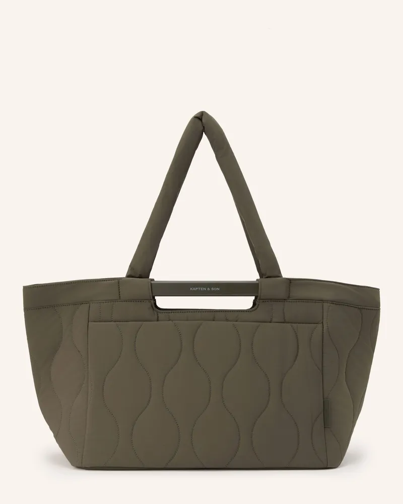 Kapten & Son Shopper Vaasa gruen Khaki
