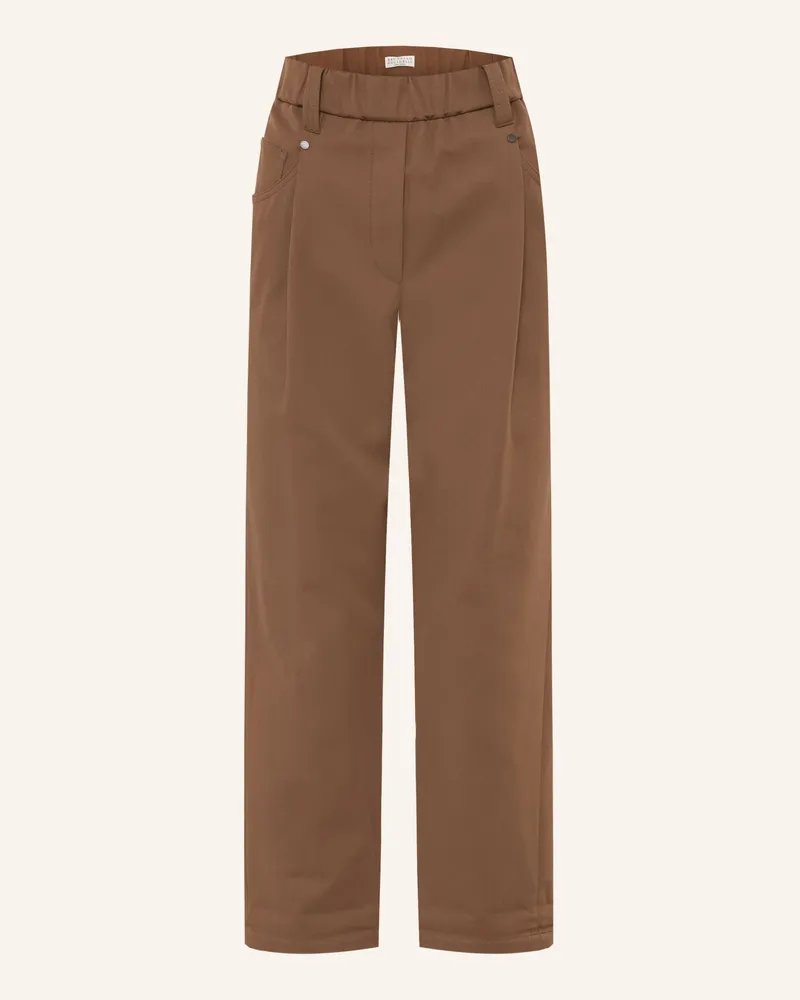 Brunello Cucinelli Hose braun Braun