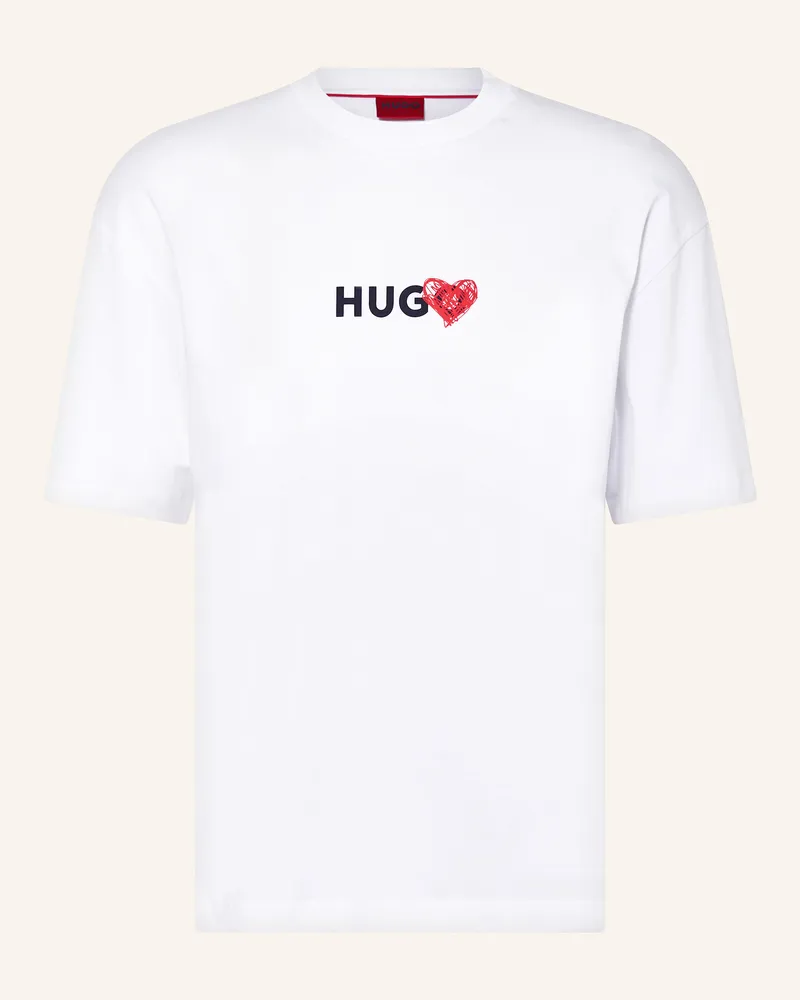 HUGO BOSS T-Shirt DEWDAM Weiss