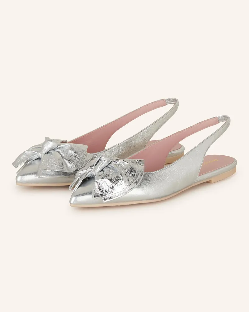 Pretty Ballerinas Slingballerinas CHANDRA Silber