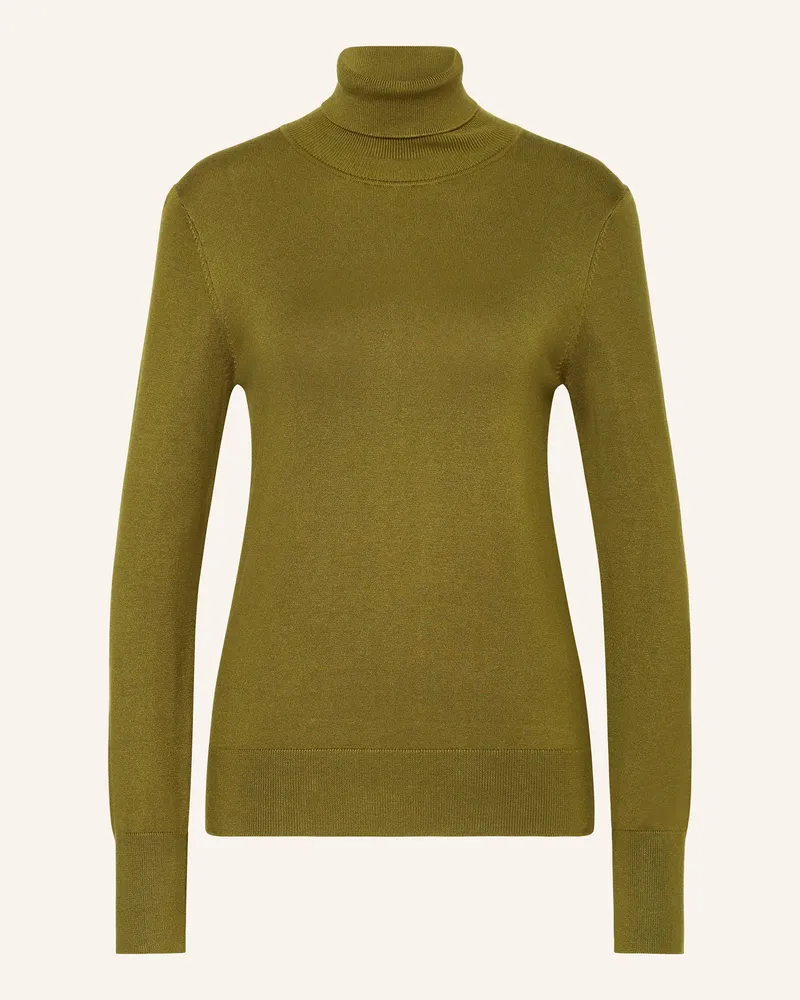 Darling Harbour Rollkragenpullover gruen Olive