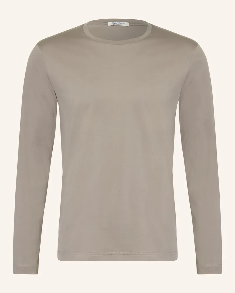 Stefan Brandt Longsleeve Enno beige Taupe