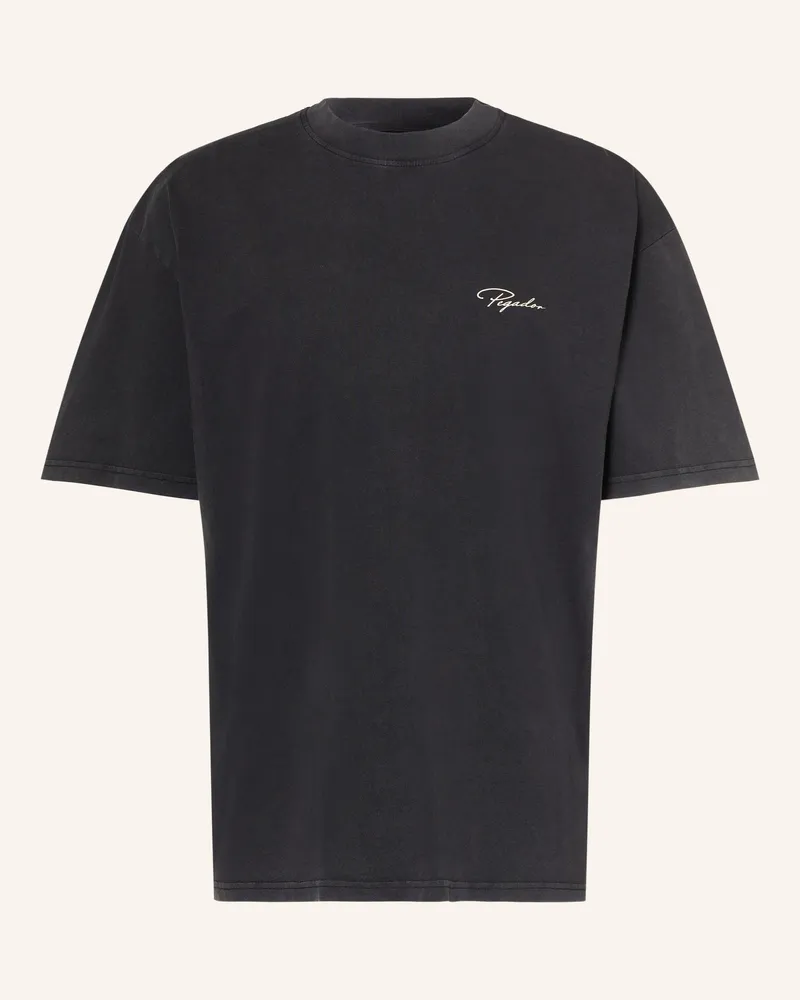 PEGADOR Oversized-Shirt Pike schwarz Schwarz