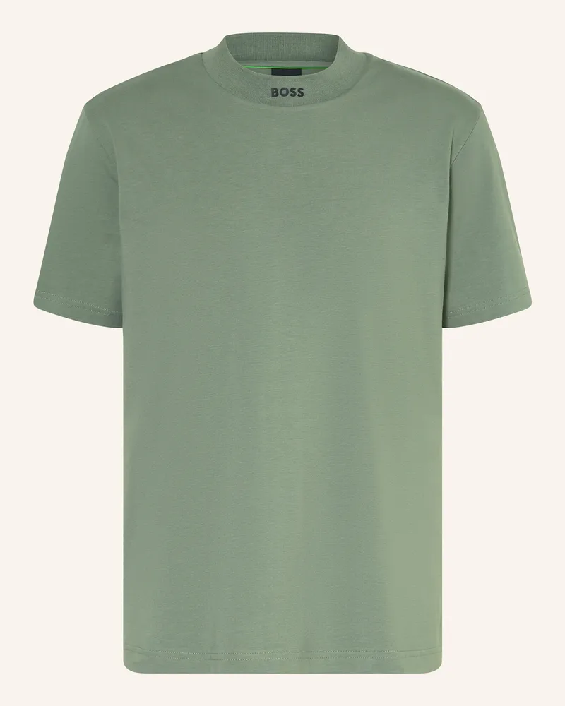 HUGO BOSS T-Shirt COLLAR ZONE Grün