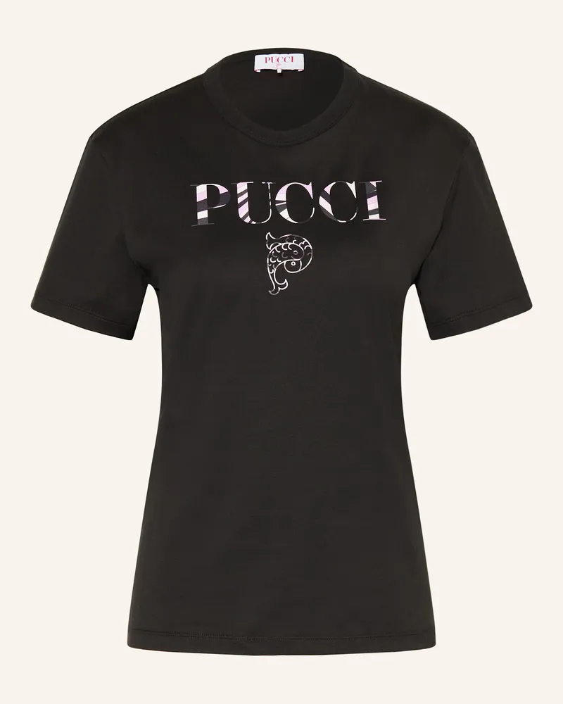 Emilio Pucci T-Shirt schwarz Schwarz
