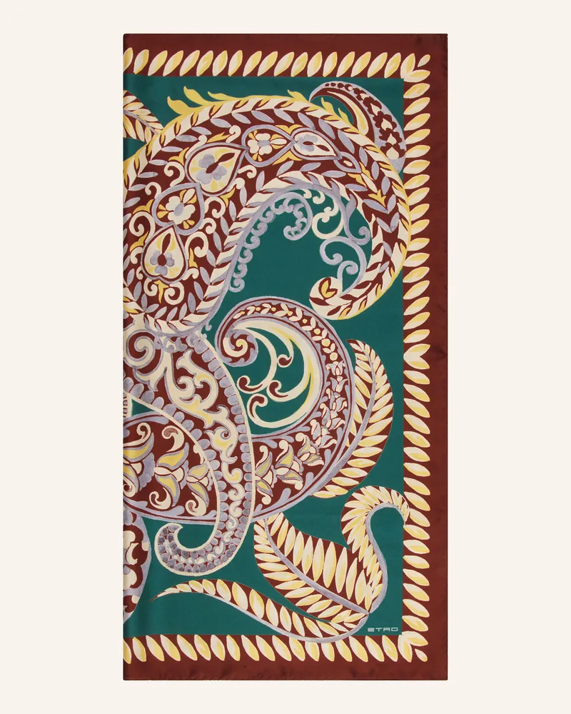 Etro Seidentuch Dunkelrot