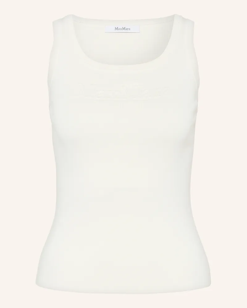 Max Mara Stricktop Pentola weiss Ecru