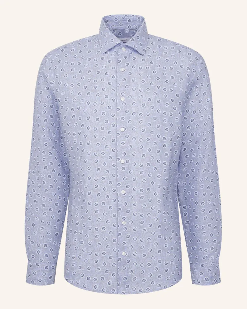 Seidensticker Leinenhemd Regular Fit blau Blau