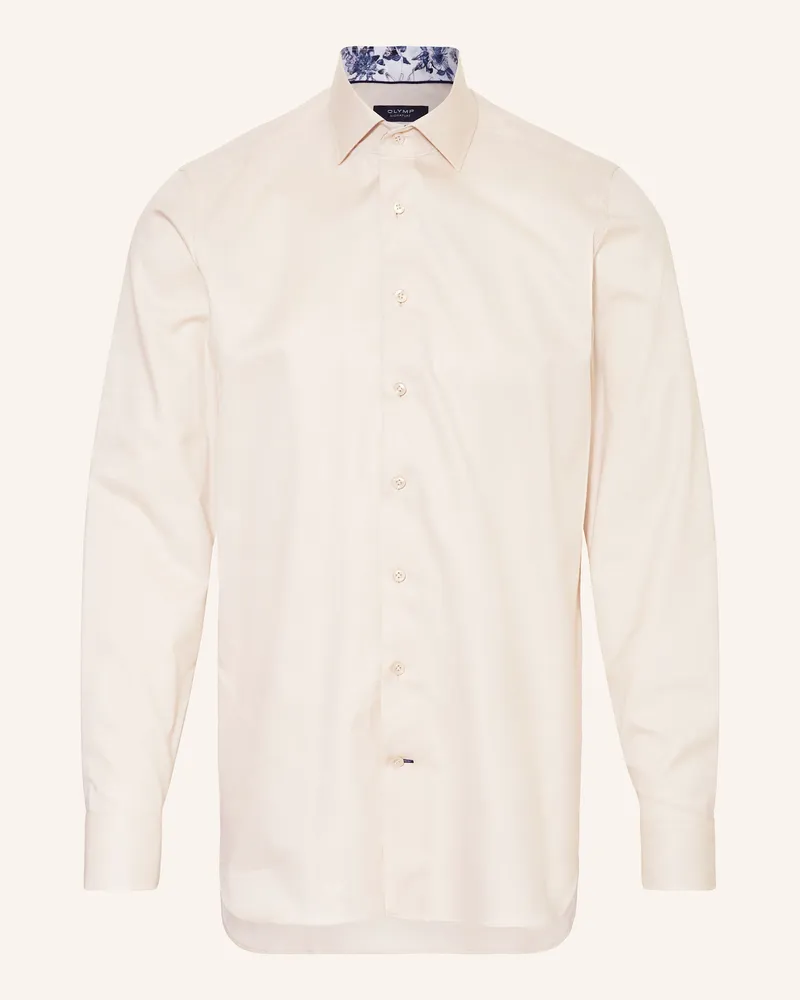 Olymp Hemd tailored fit Beige