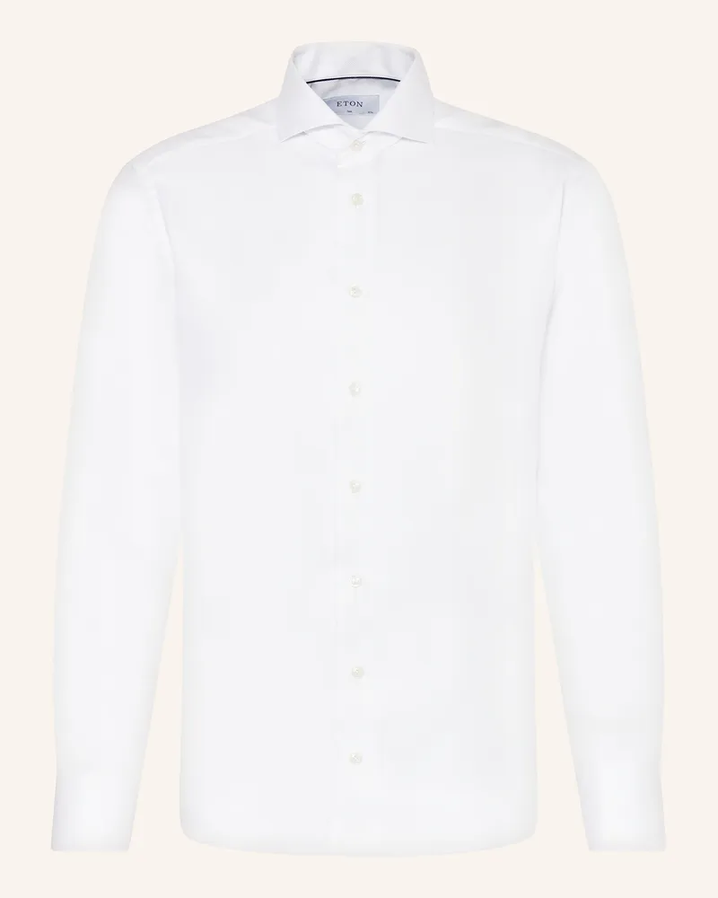 Eton Hemd Slim Fit weiss Weiss