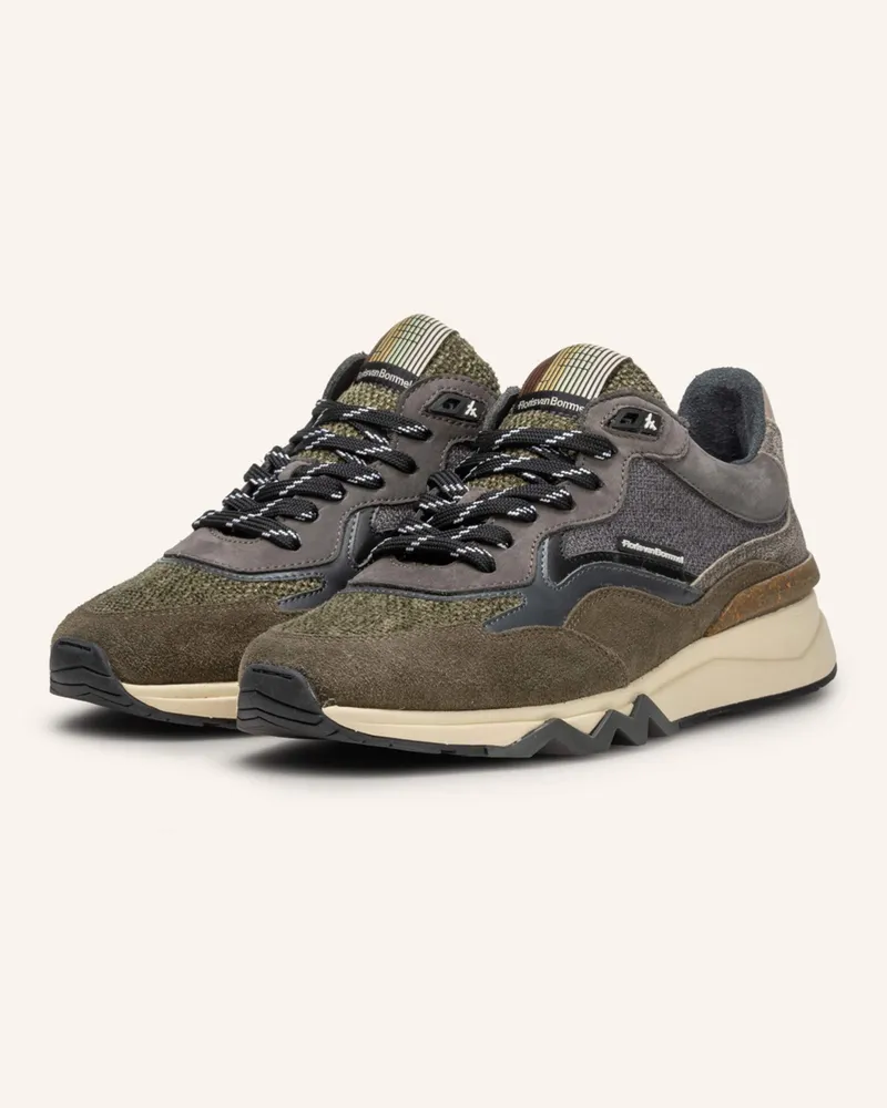 Floris van Bommel Sneaker De Zager 05 gruen Dunkelgrün