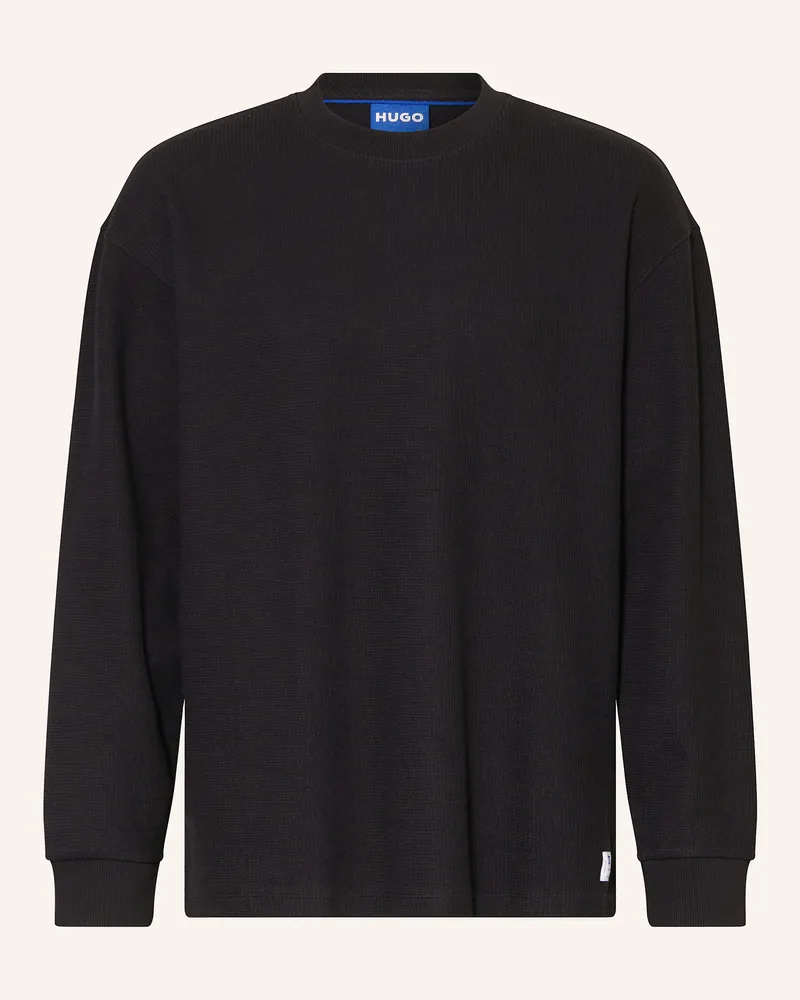 HUGO BOSS Sweatshirt NUWOLO Schwarz