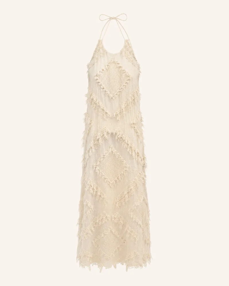 BIMBA Y LOLA Neckholder-Kleid weiss 