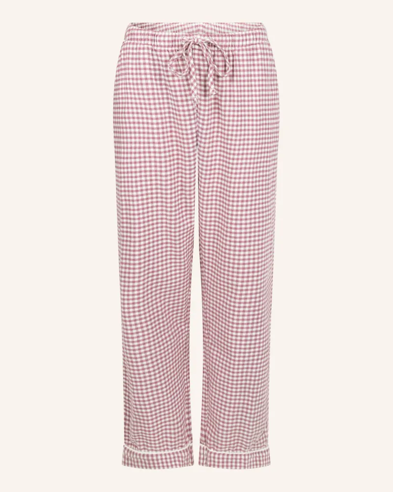 Hunkemöller Hose FLANNEL Lila