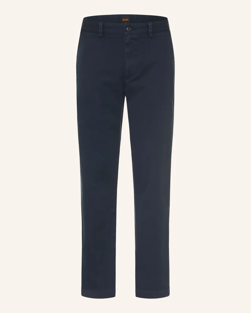 HUGO BOSS Chino Regular Fit blau Dunkelblau