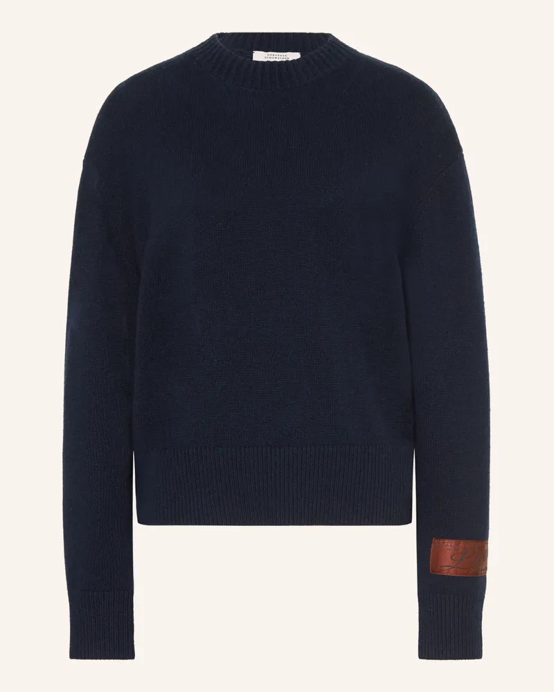 Dorothee Schumacher Pullover Modern Statements Mit Cashmere blau Dunkelblau