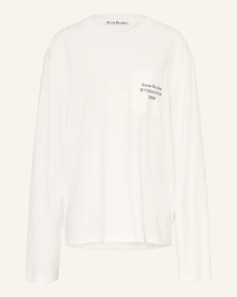 Acne Studios Longsleeve weiss Creme