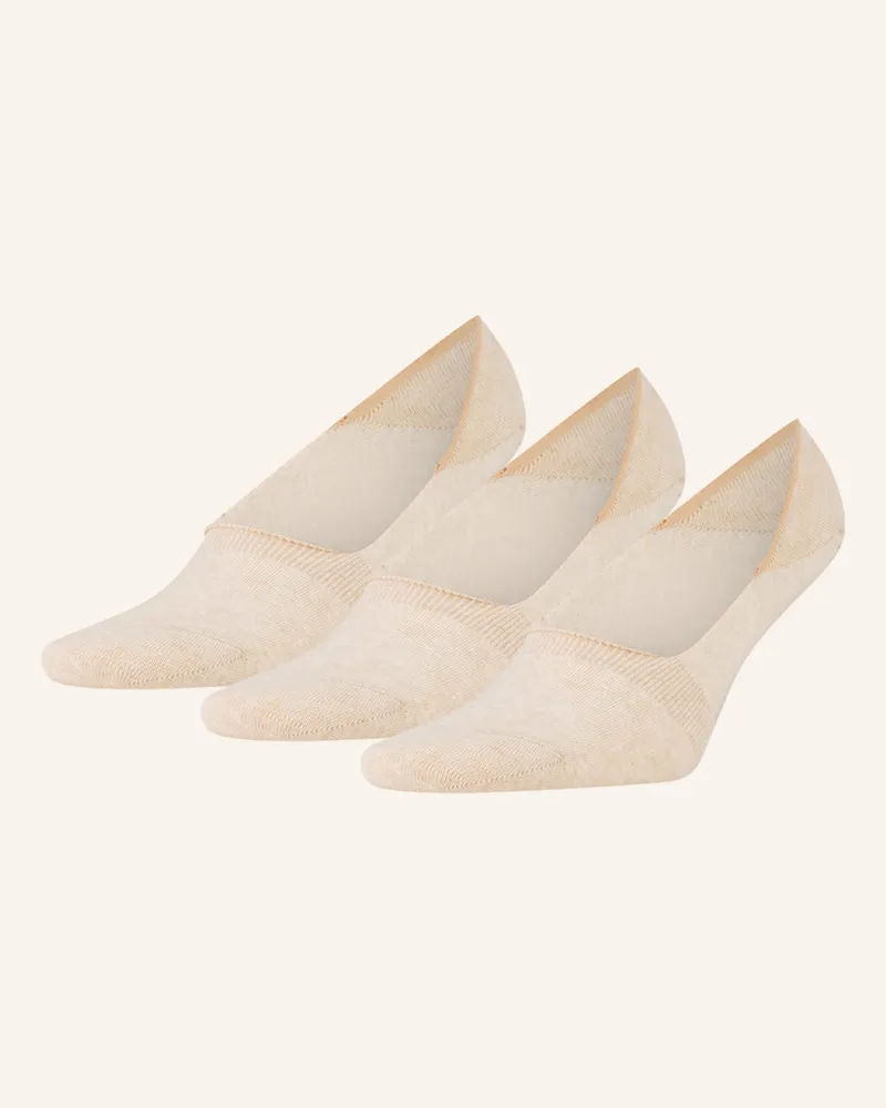 Falke 3er-Pack Füßlinge Step beige 4650