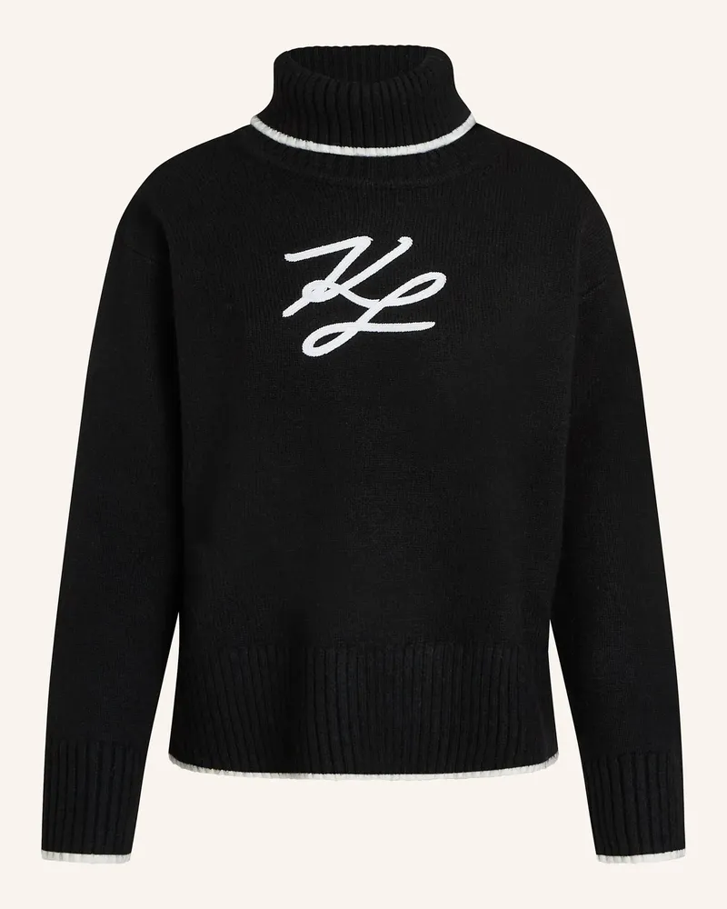 Karl Lagerfeld Top schwarz Schwarz