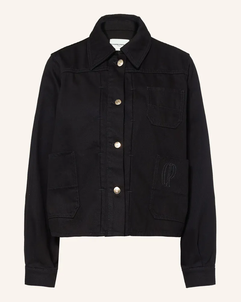 Claudie Pierlot Jeansjacke schwarz V002
