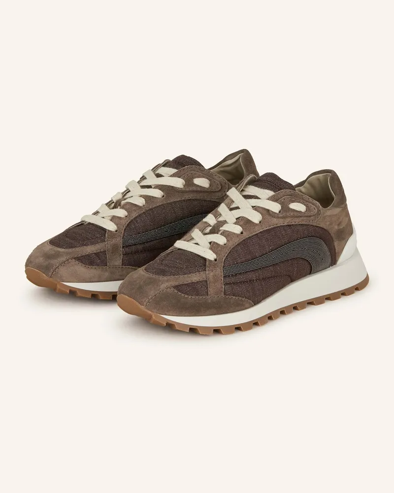 Brunello Cucinelli Sneaker Dunkelbraun