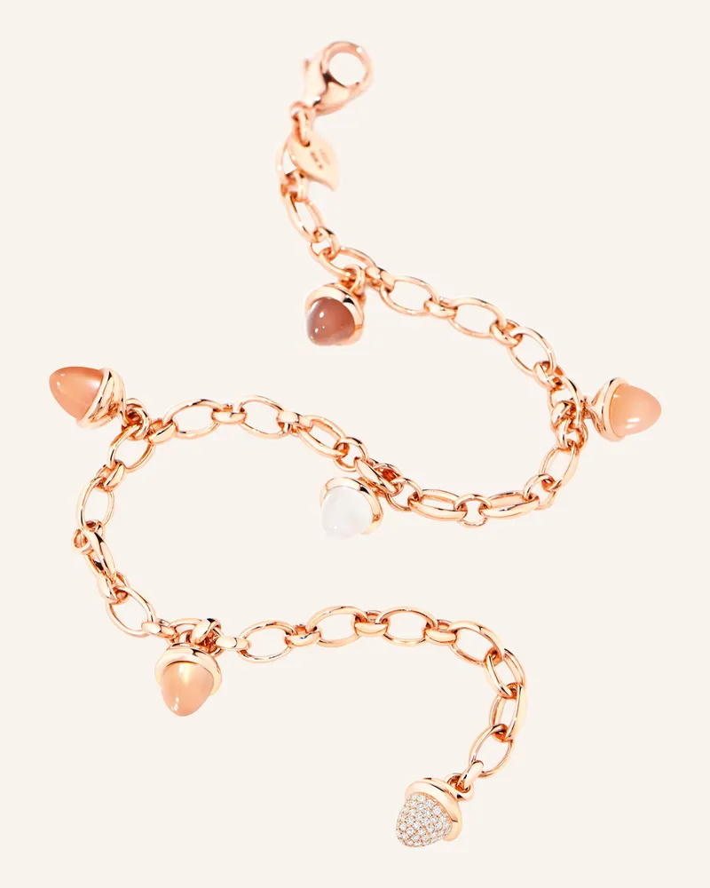 TAMARA COMOLLI Armband BRACELET MIKADO CHARM 'CAMEL' WITH DIAMOND PAVÉ Camel 18K Roségold Roségold