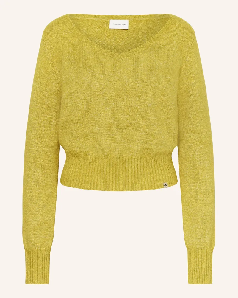 Calvin Klein Pullover Dunkelgelb