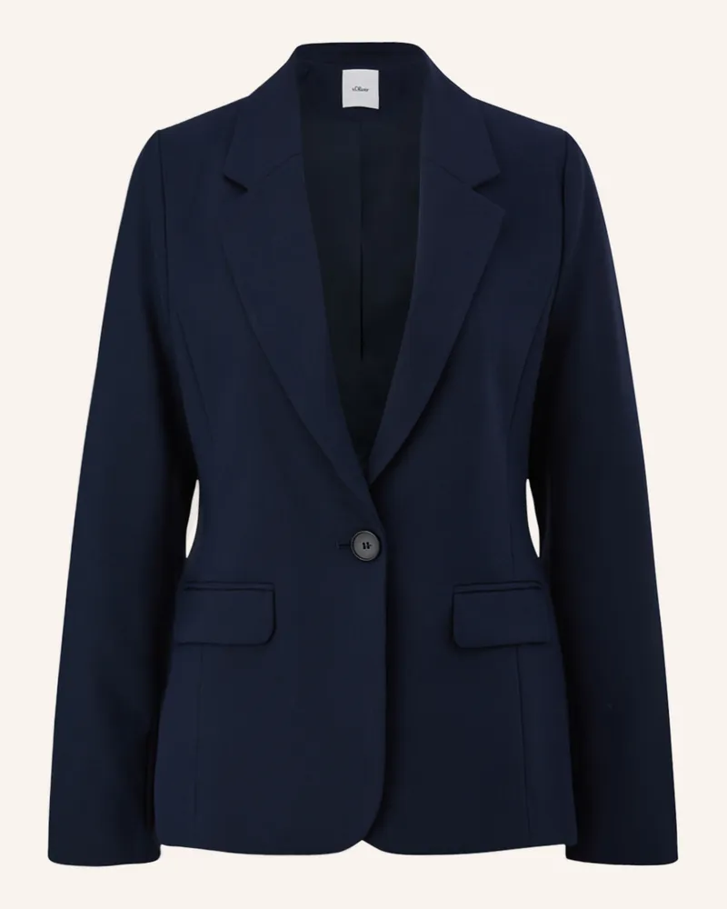 S.Oliver Blazer blau Dunkelblau
