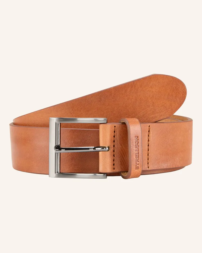 Strellson Gürtel LEDERGÜRTEL Cognac