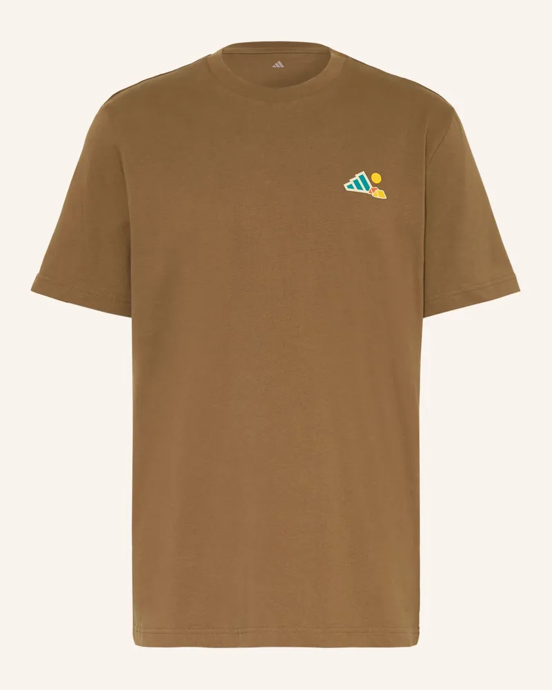 adidas T-Shirt Terrex Camper Graphic braun Braun