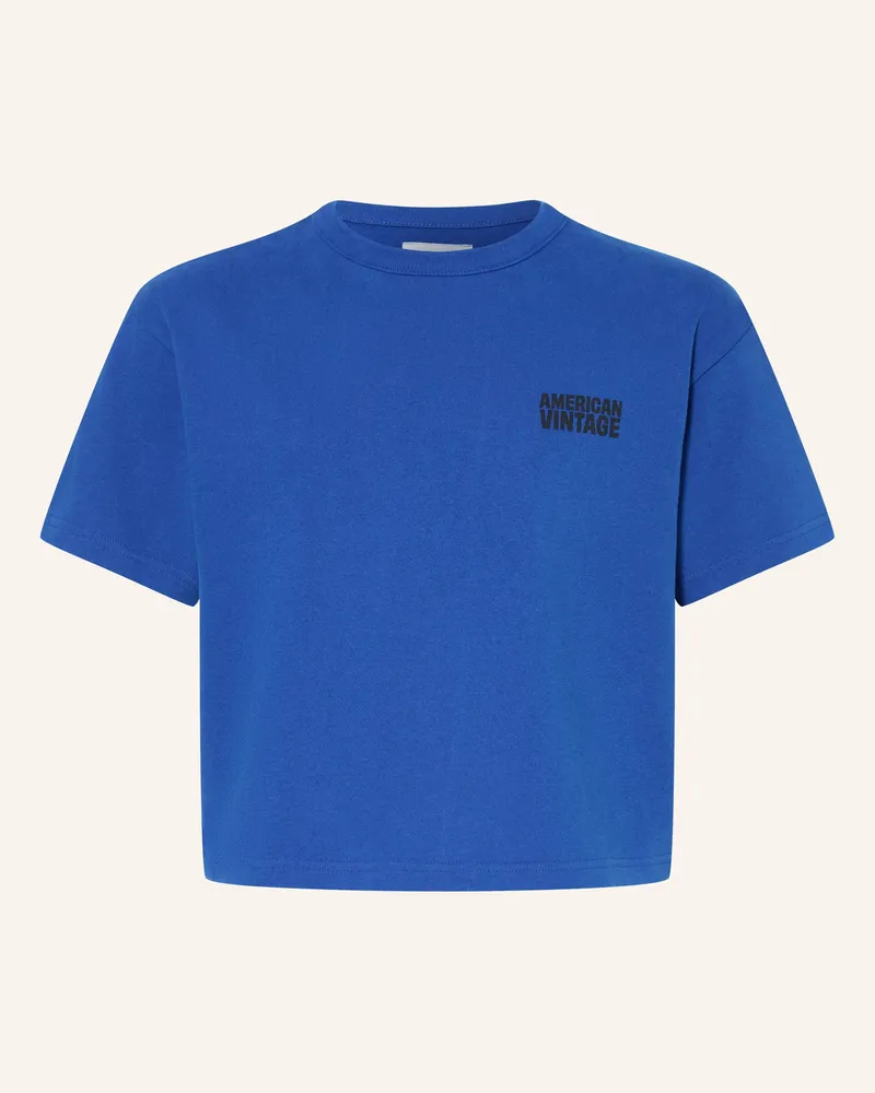 American Vintage T-Shirt Ykobow blau Blau