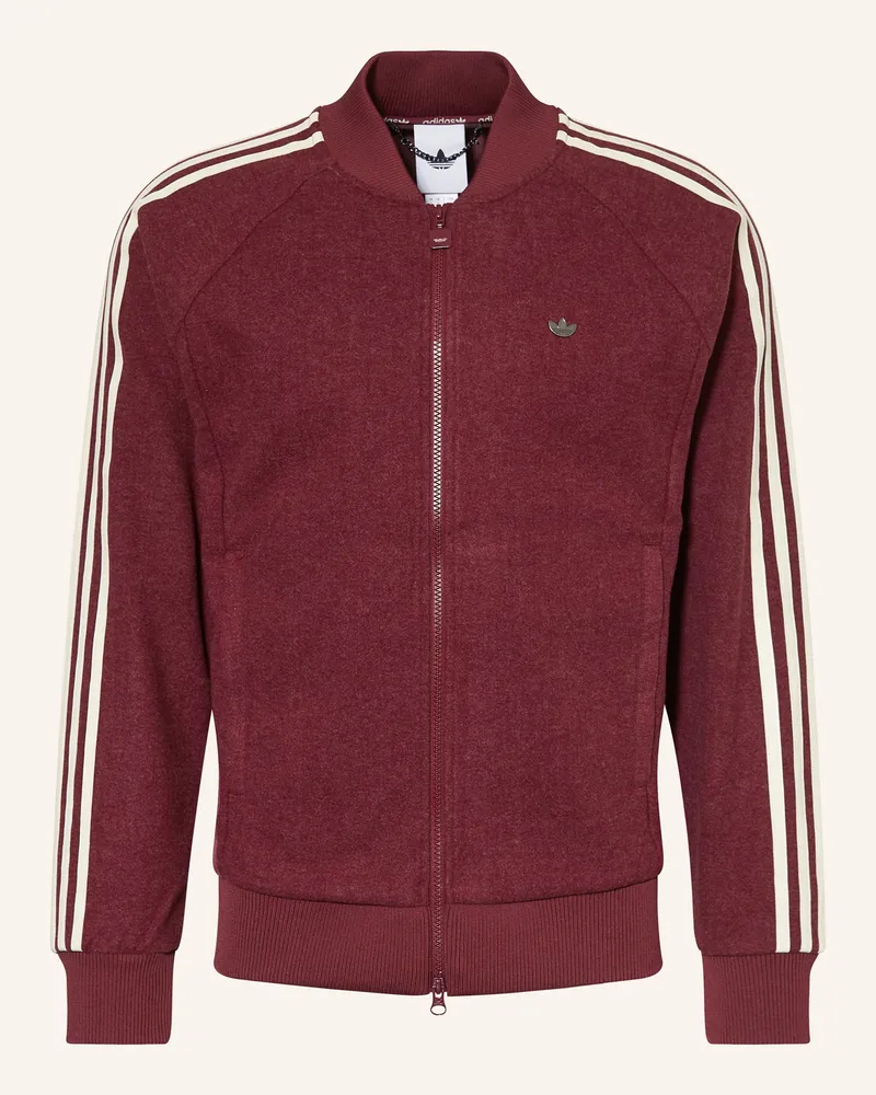 adidas Sweatjacke PREMIUM TRACK TOP Dunkelrot
