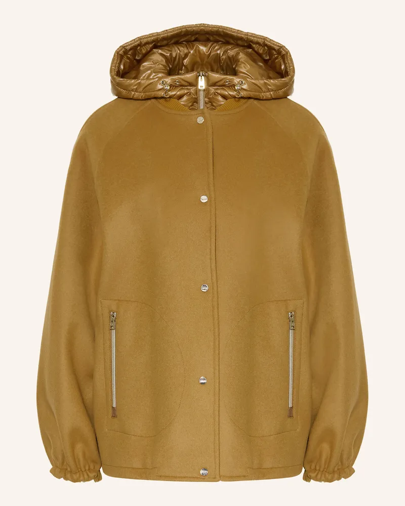 Herno Blouson Mit Herausnehmbarer Blende braun Cognac