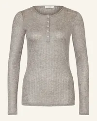 Marc O'Polo Henley-Shirt Grau