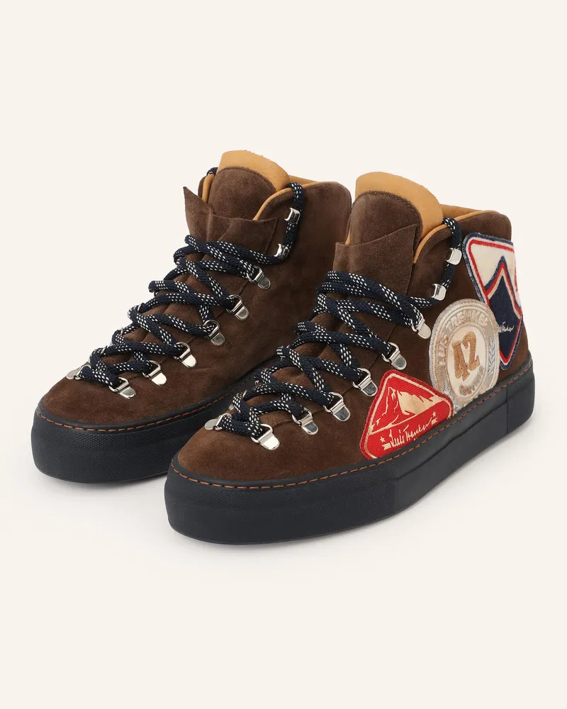 Luis Trenker Hightop-Sneaker LUPAUL Braun