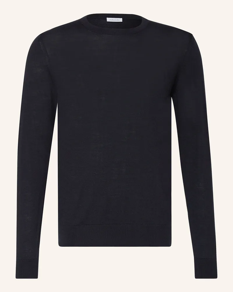 Seidensticker Pullover Aus Merinowolle blau Dunkelblau