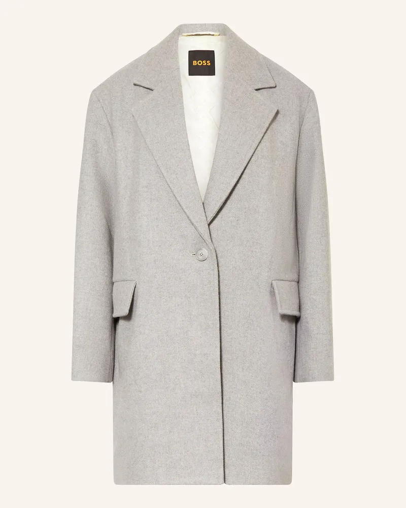 HUGO BOSS Mantel Calesara grau Hellgrau