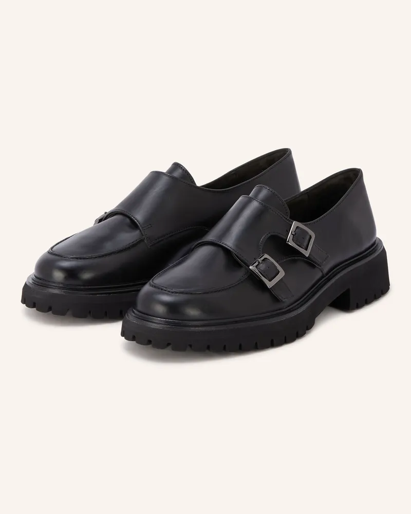 paul green Double-Monks schwarz Schwarz