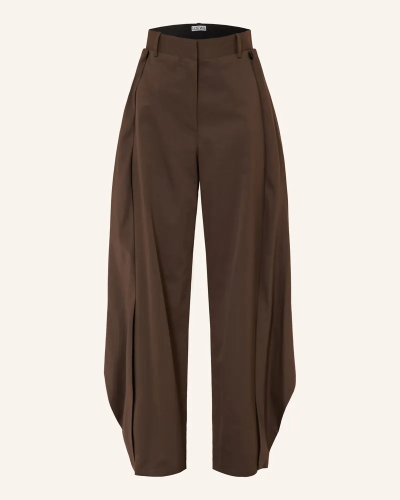 Loewe Hose braun Dunkelbraun