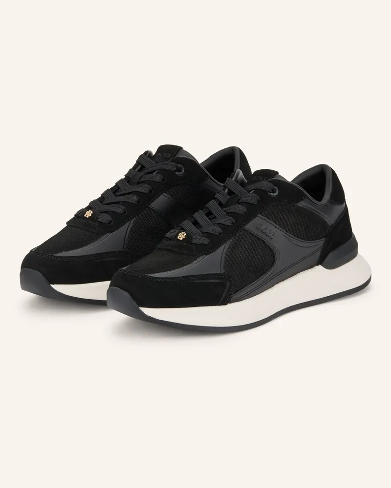 HUGO BOSS Sneaker B Icon schwarz Schwarz