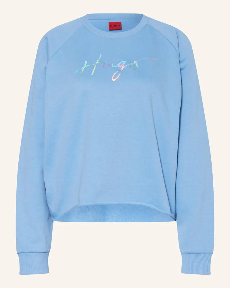 HUGO BOSS Sweatshirt DARACE Blau