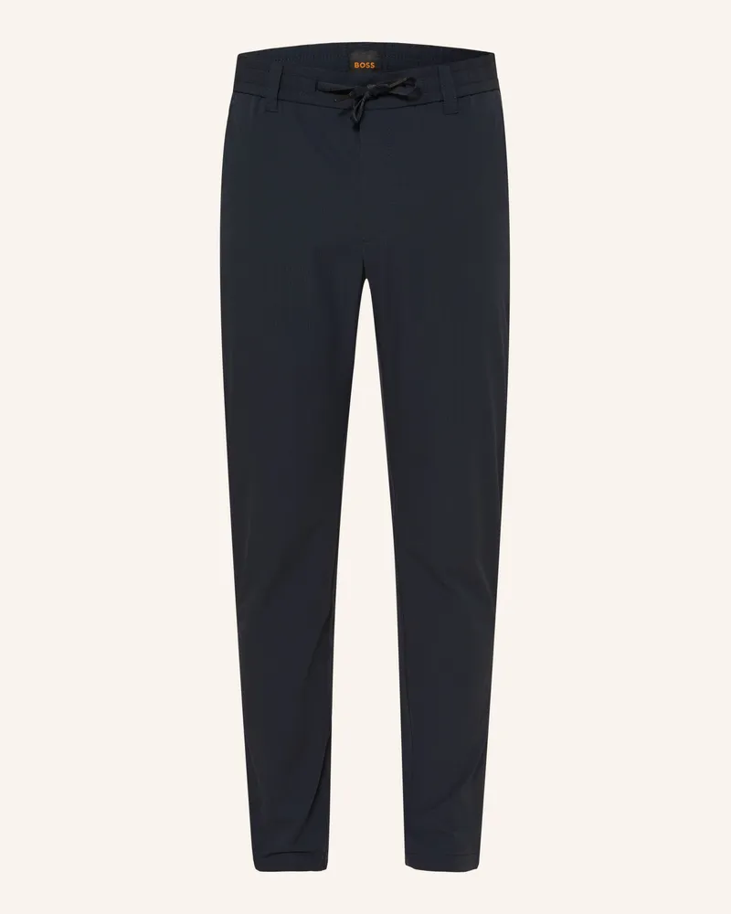 HUGO BOSS Chino Tapered Fit blau Dunkelblau