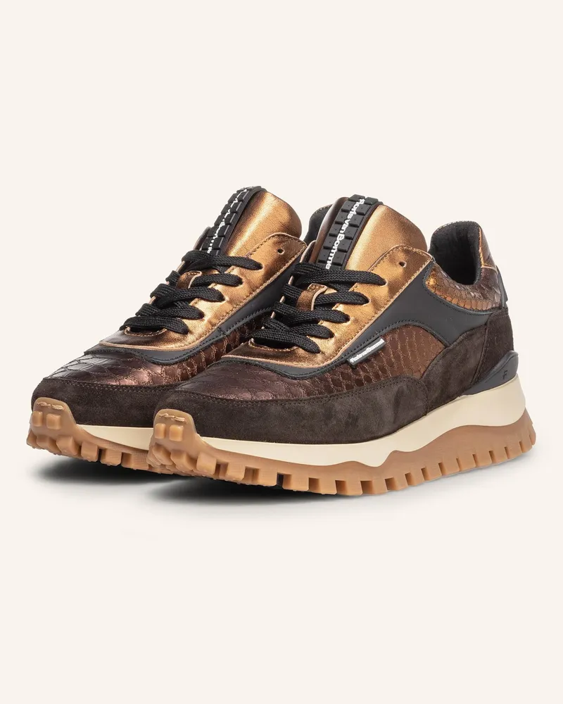 Floris van Bommel Sneaker GROMMI 01 Dunkelbraun