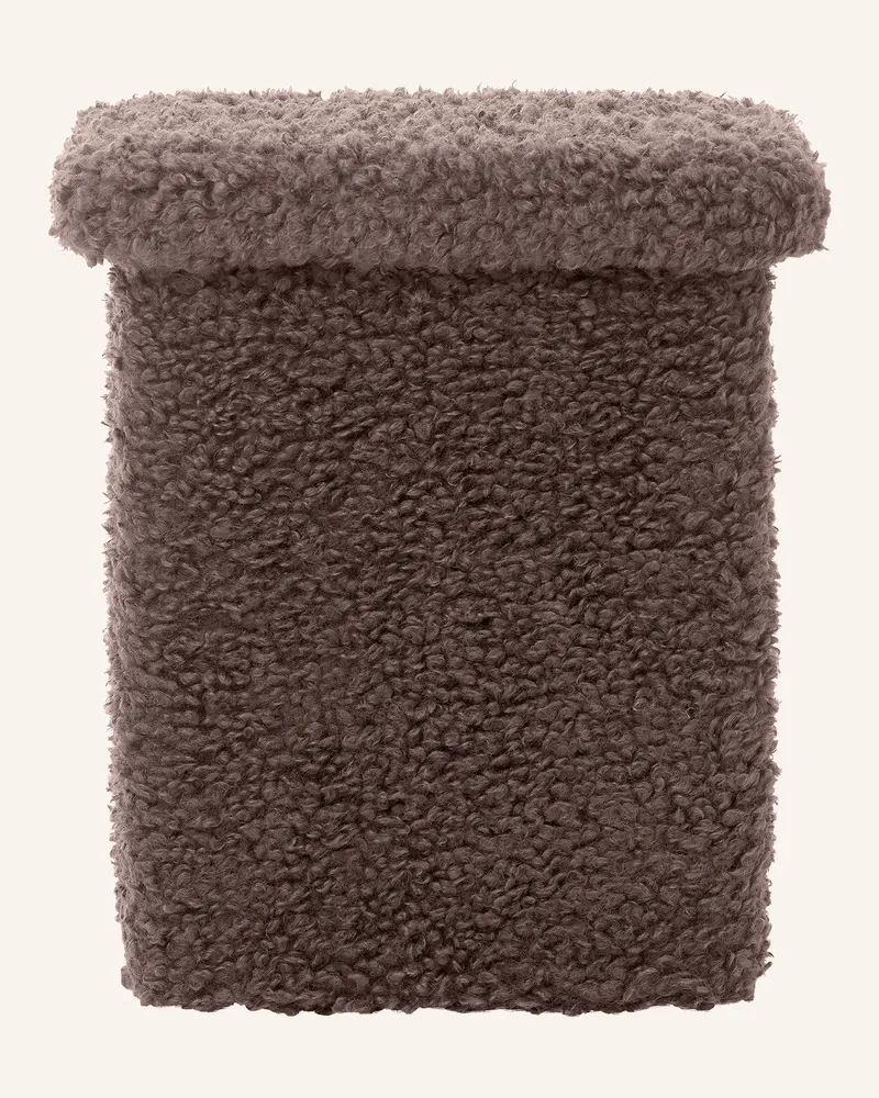 Blomus Pouf Teddy braun Braun